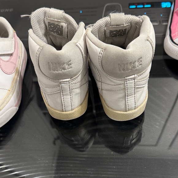 Converse Kids Sneakers - White and Pink - Picture 6 of 11